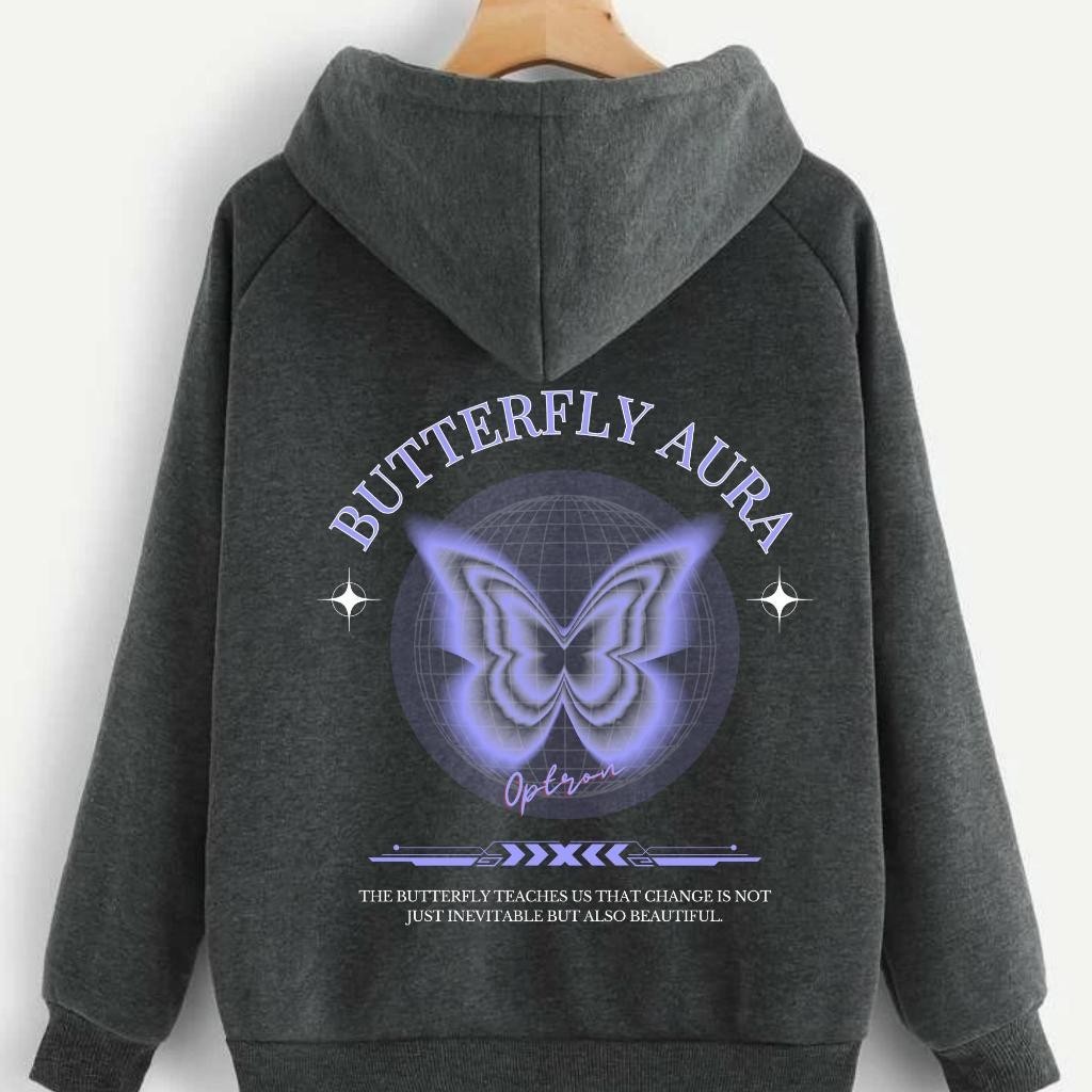 Blusa de frio feminina Butterfly Aura