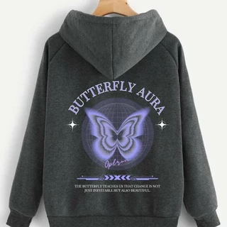 Blusa de frio feminina Butterfly Aura