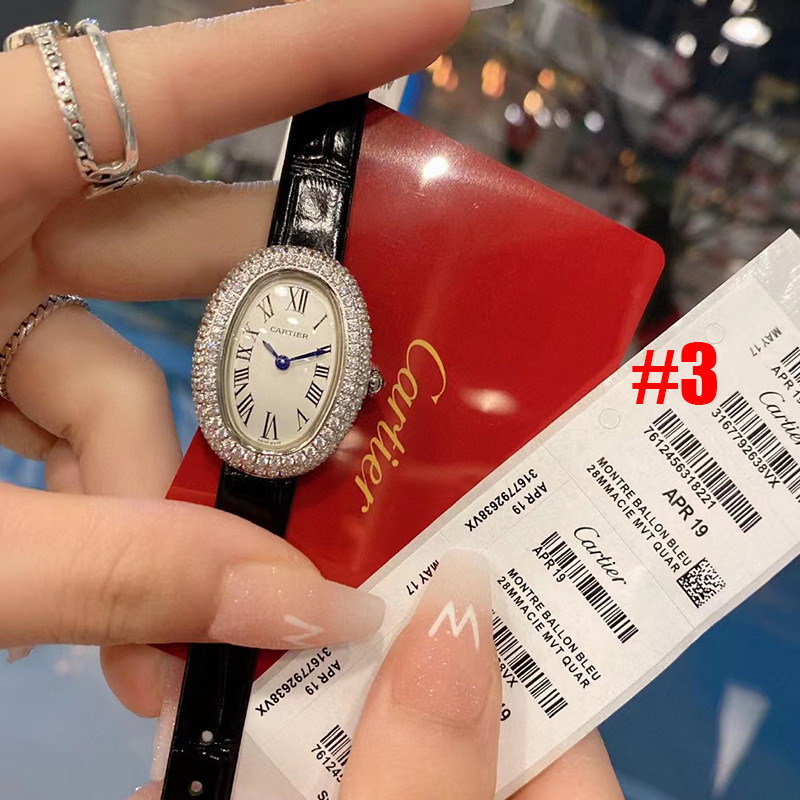 Relógio De Quartzo Feminino Cinto De Couro CTR