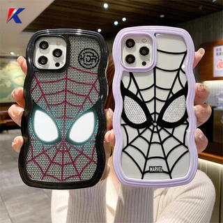 Compatível Com A Caixa De Casal De Homens-Aranha Fria Para IPhone 13 11 12 14 15 PRO MAX XR XS 6 7 6S 8 Plus 6SPlus 7Plus 6Plus 8Plus 14Plus 15Plus XSMAX SE 2020 Tampa Da Telefone Completa Transparente