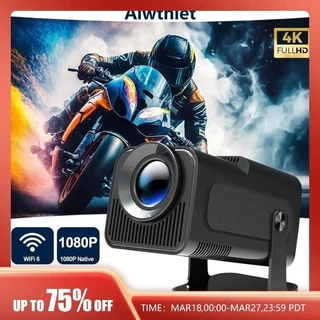 Projetor Portátil De Cinema Ao Ar Livre Android 11 390ANSI HY320 4K Nativo 1080P Dual Wifi6 BT5.0 Upgrated HY300