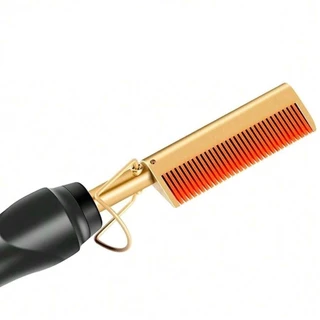 Prancha de Cabelo Portátil: Alisamento e Cachos com Tecnologia Cerâmica - Ferramenta Profissional para Viagens, Design Antitérmico para Uso Seguro mingstore