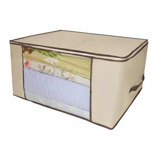 Organizador Multiuso Caixa Organizadora De Guarda Roupa Flexivel Com Ziper G 60*45*30cm