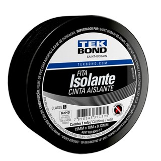 Fita isolante 19 mm x 10 metros - Tekbond