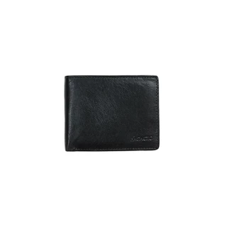 Carteira Masculina de Couro com Aba Newton Preta