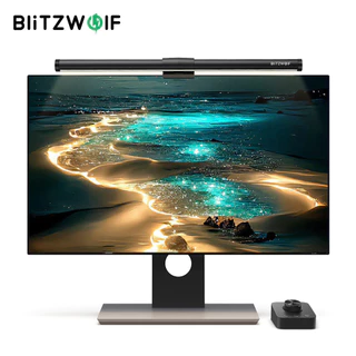BlitzWolf ® BW-CML5 Monitor Barra De Luz De Toque/Controle Remoto Sem Fio Proteção Dos Olhos Anti-Reflexo 300-1000Lux Leitura USB e-Reading Light Ajustável Cool/Mix/Warm Color Temperature