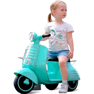 Lambreta Elétrica 6V Azul Turquesa Bandeirantes