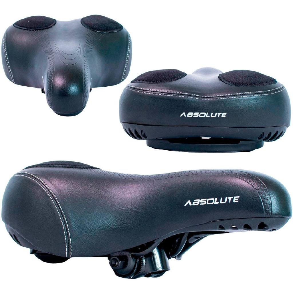 Selim Banco 2 Elast. Confort City Gel Bike Beach - Absolute