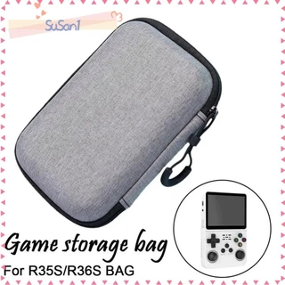 LUCKY-SUSAN1 1Pcs Game Console , Zipper Saco De Transporte Resistente A Arranhões Armazenamento Para De Jogos Anti-Queda , Bolsa Protetora Portátil EVA Dura Durável R36S/R35S
