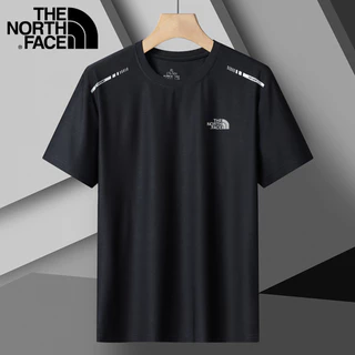 The North Face [M-8XL] A Camiseta De Manga Curta De Seda Para Homens Da Norte Respirável Summer New 2024 Sportswear Tee Esportiva