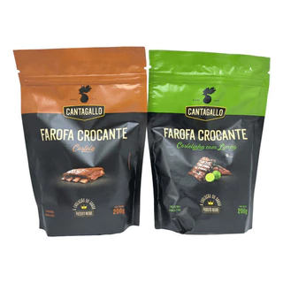 Kit Farofa Crocante Costela E Costelinha Limão Cantagallo