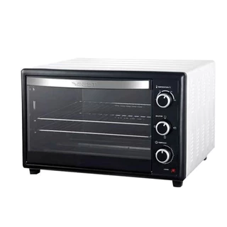 Forno Elétrico 66 Litros Preto Branco Best