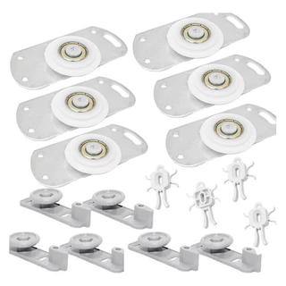 3 Kit Roldanas para porta de correr guarda roupa sistema 3 Portas 45kl
