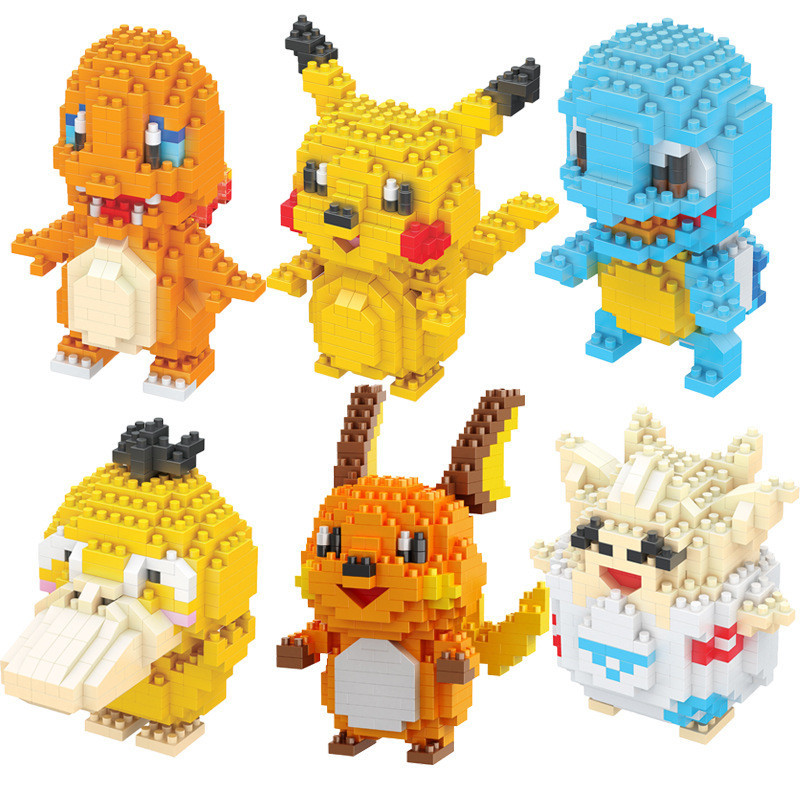 Pokémon Pokémon Pokémon Brinquedos em blocos de construção