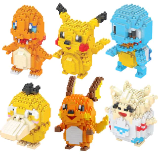 Pokémon Pokémon Pokémon Brinquedos em blocos de construção