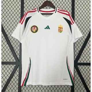 24-25 Hungary Away Tailândia Camiseta De Futebol Branca