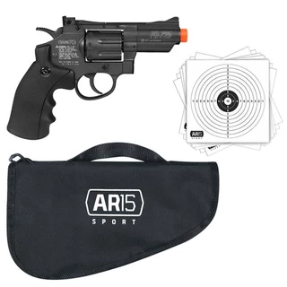 Revolver Full Metal Co2 Gamo Pr-725 4.5mm + Alvos + Capa