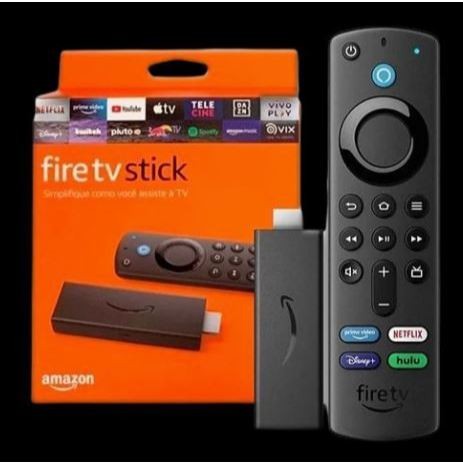 FIRE TV STICK FULL HD DE 3º GERAÇÃO ORIGINAL AMAZON/ALEXA | Shopee Brasil
