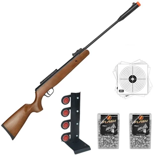 Carabina de Pressao Fixxar Black Hawk 5.5mm +Alvo Full Metal