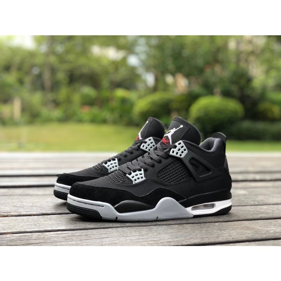 Venda A Quente Air Jordan 4 Retro Black Cat 2.0 " Canvas " AJ4 Tênis De Basquetebol De Treinamento Esportivo DH7138-006