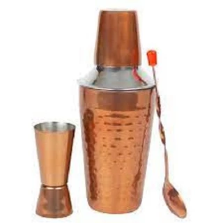 KIT BAR 3PCS EM COR COBRE - COQUETELEIRA LEHAVI