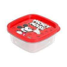 POTE QUADRADO DECORADO MICKEY 580ML