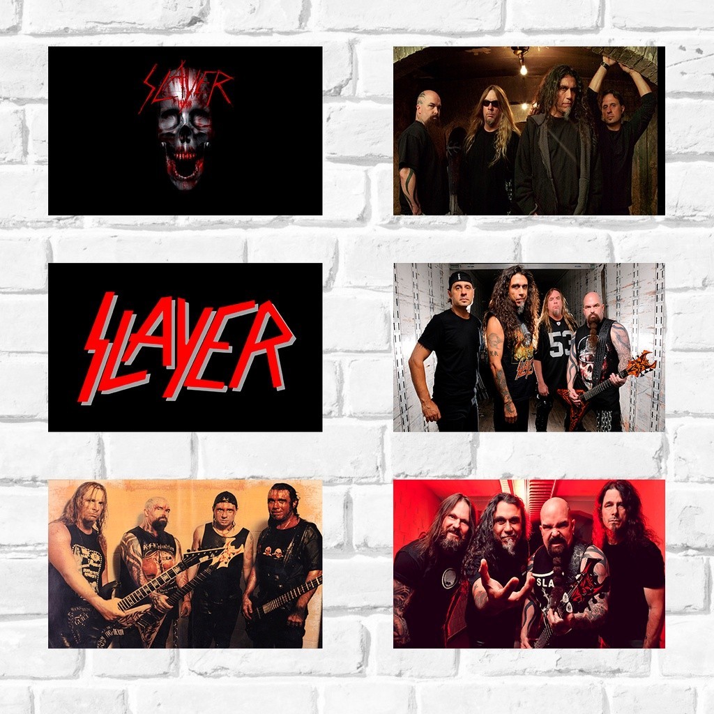 Placas decorativas Quadros - Slayer , Musicas - MDF 3mm 28,7 x 20