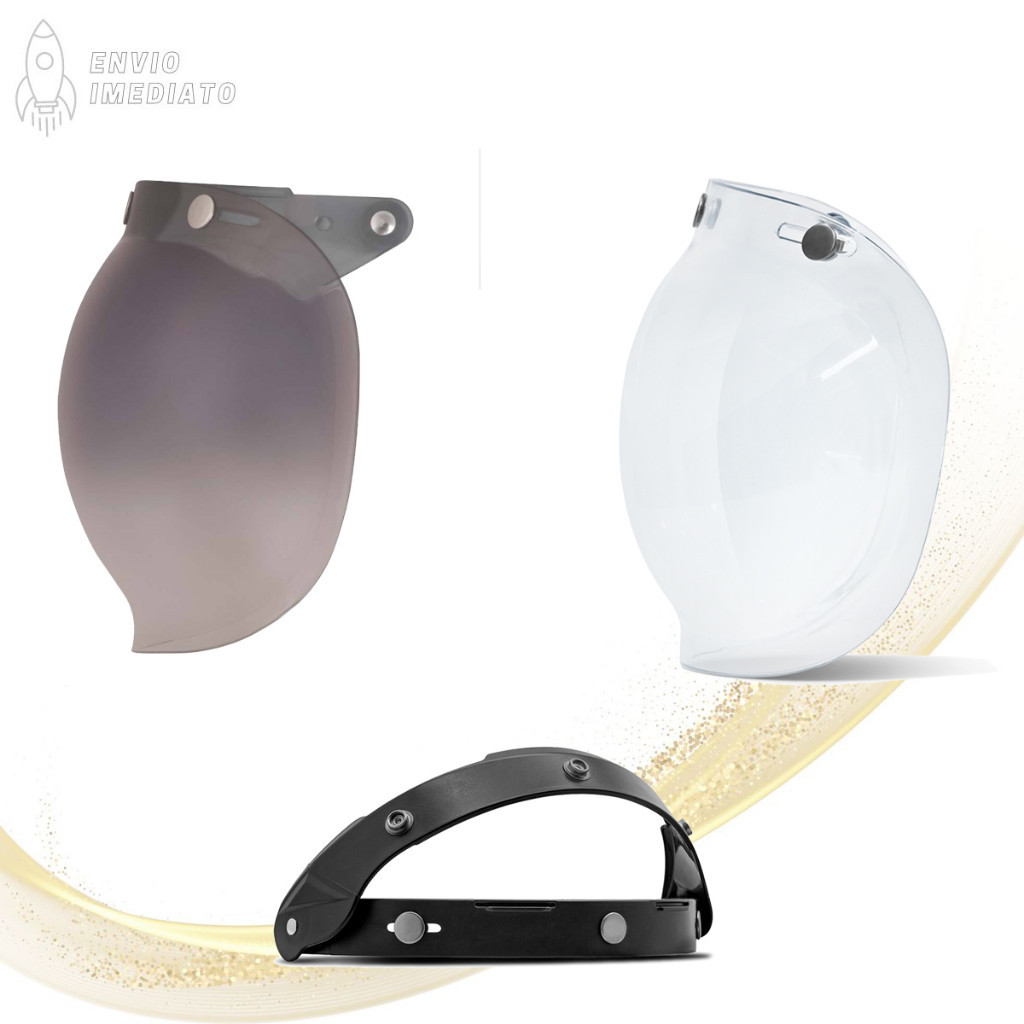 Viseira Bubble Bolha Flip Up Etceter Compact Custom Etceter