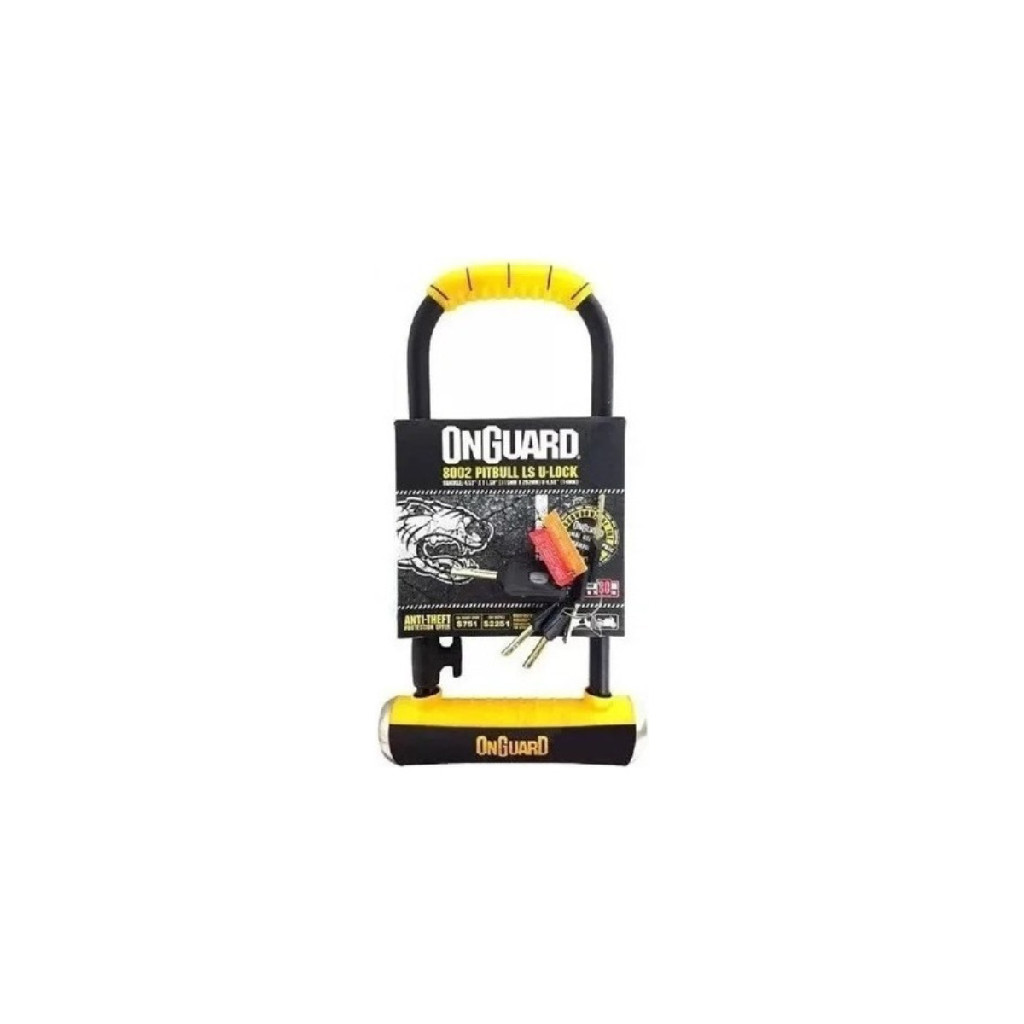 Cadeado Bicicleta Onguard Pitbull Ls U-lock 8002 | Shopee Brasil