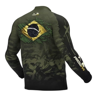 Camisa de Pesca Com Proteção UV Camuflado 05 Presa Viva