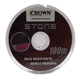 Linha Monofilamento Stone 0,30mm 100mts - Crown em Oferta na Shopee
