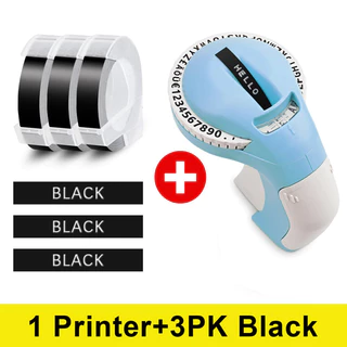 Máquina De Etiquetagem 3D Para Manual Dymo 12965 Impressora Em Gofragem 3D Impressão De 9mm 3D Fita PVC Etiqueta