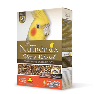 Ração Para Calopsita Seleção Natural Nutrópica 1,2kg