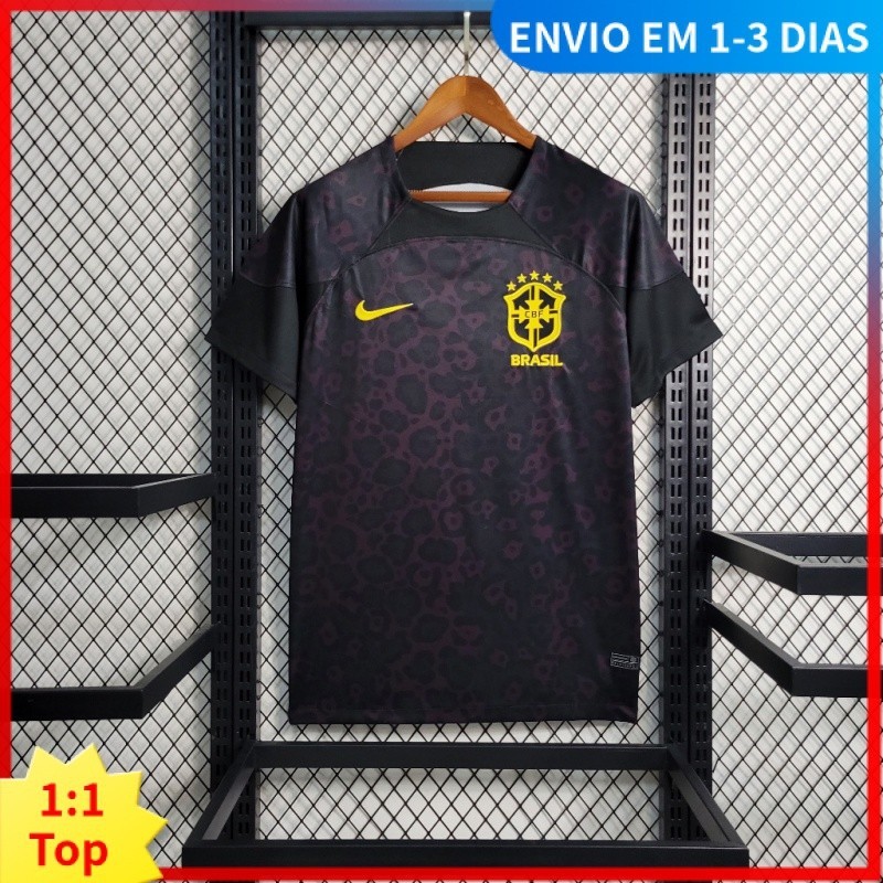 Camisa De Futebol Preto 2023 BX Time