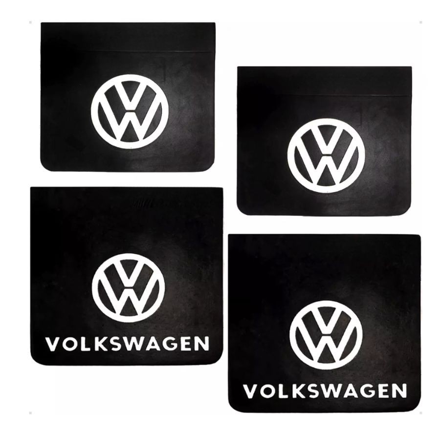 4 Parabarro Lameiro Dianteiro + Traseiro Caminhão Volkswagen