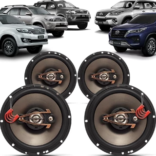 Kit Alto Falantes Dianteiros e Traseiros Toyota Hilux SW4 2006 até 2021 - Hurricane Platino 640w em Oferta na Shopee