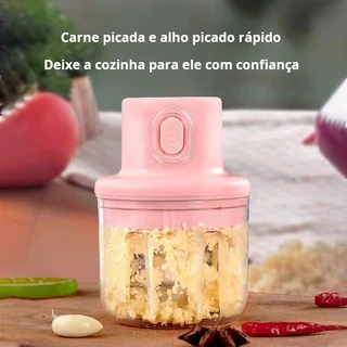 Mini Processador Elétrico De Cozinha Sem Fio 250ML , Alho , Gengibre , De Alimentos