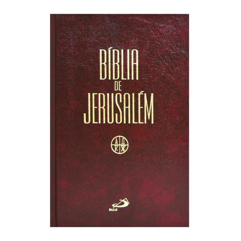 Biblia de Jerusalem Grande Encadernada Capa Dura Livro Sagrado de ...