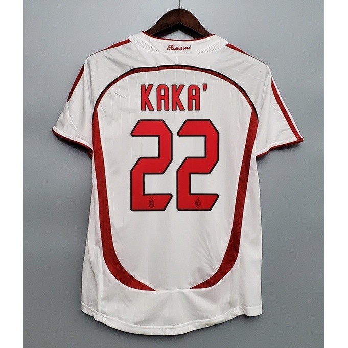 06-07 AC Milan Alta Qualidade Retro Camisa De Futebol PIRLO RECEPTOR 99 Ronaldo