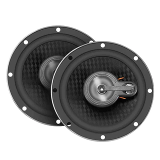 Par Alto Falante Triaxial 6 Pol 110w 4 Ohms Preto Force One