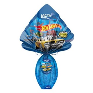 Ovo de páscoa ao leite Lacta Hotwheels 166g