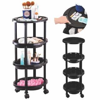 Carrinho Clean Salao De Beleza  4 Bandejas em Oferta na Shopee