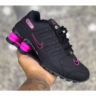 Nike shox nz womens cheap black pink