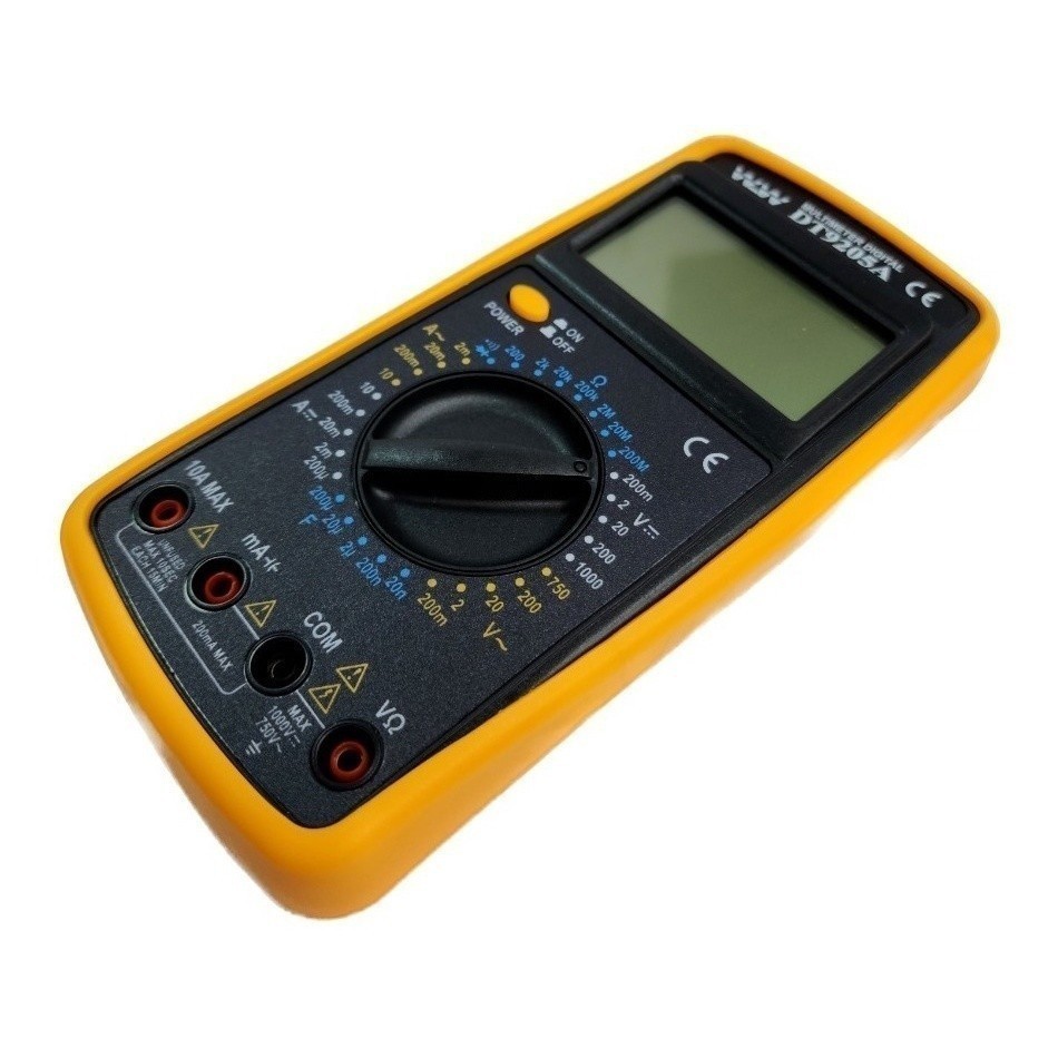 Multimetro Dt9205a Sem Data Hold | Shopee Brasil