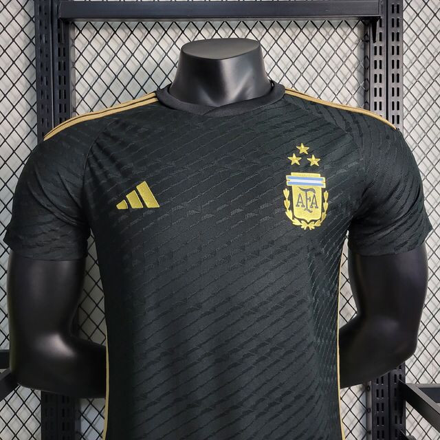 Camisa de time ARGENTINA PRETA lançamento - FRETE GRATIS