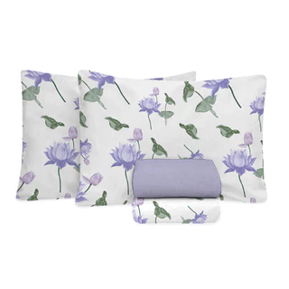 Jogo de Cama Casal 200 Fios Fiori - Emily (7699)