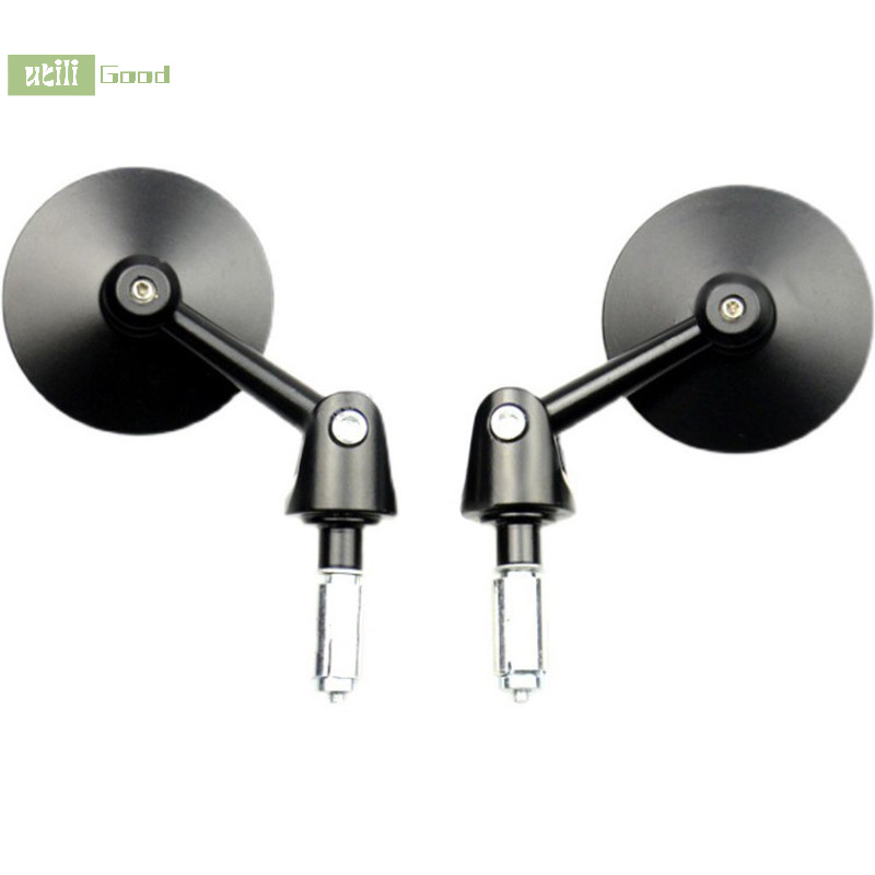 Utiligoigood > 2pcs/Pair Espelhos Retrovisores De Motocicleta Redondos De 7/8 " Dobráveis Para Espelho Retrovisor Novo