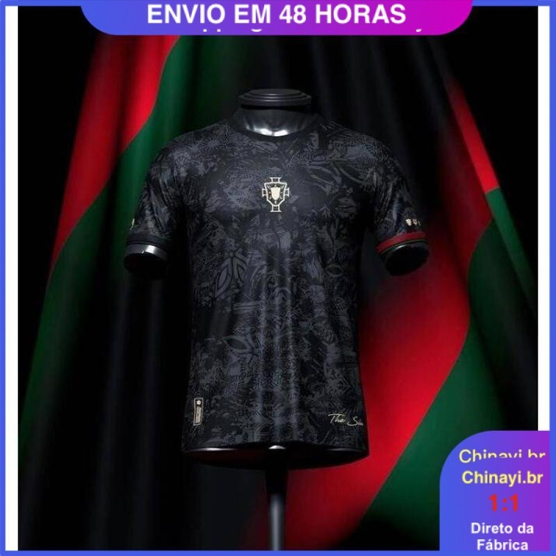 (P-2GG) 2023 2024 T-shirt comemorativa especial Portugal Ronaldo Goat Players Edition (modelo do jogador) Roupas personalizadas 1:1 T-shirt de futebol Chinaayi.br chinayi.br