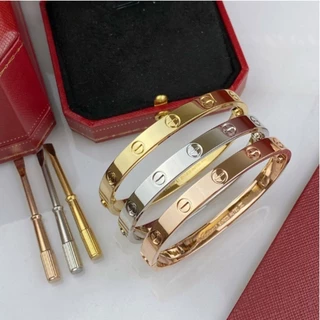 Pulseira Feminina C de quinta geração com pulseira de titânio em aço não desbota