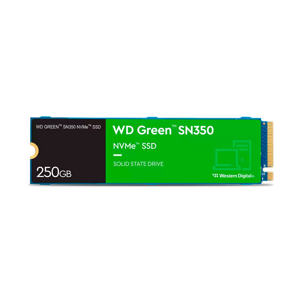 SSD WD Green SN350 250GB M.2 2280 NVMe PCIE 3.0 2400Mb/s WDS250G2G0C